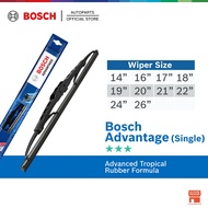 BOSCH Advantage Car Windshield Wiper U-Hook (1pc) for Honda / Mazda / Nissan / Perodua / Proton / Su