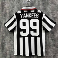 Jersey NewEra White Black Stripes N.O 99 Genuine