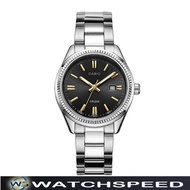 Casio LTP-1302D-1A2 LTP1302D-1A2 Ladies / Womens Stainless Steel Black Dial Dress Watch
