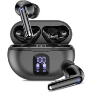Wireless Earbuds, 2024 Bluetooth 5.3 Headphones, 50H Playback Deep Bass Stereo Ear Buds with LED Pow