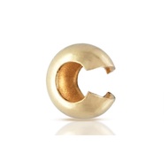 14K Filled Gold Crimp Cover,C bead buckle For Make High-Quality Jewelry Accessories