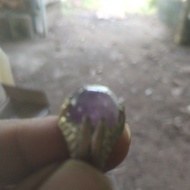 cincin Batu kecubung jeli