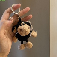 GHNRO Alpaca Plush Keychain Key Trinket Kids Gift Animal Keyring Schoolbag Decoration Backpack Acces