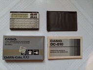 Vintage CASIO DC-810 DATA-CAL100 多功能計算機 電話簿 行事曆