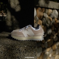 New Balance 327 Women's Cement Gray Cream Oat Milk WS327EC