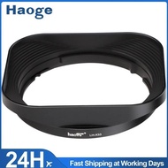 Haoge LH-X33 Lens Hood Metal Square Bayonet for Fujifilm XF16-50mm,XF23mm F1.4 R WR Lens, Fuji XF33m