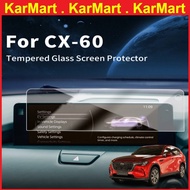 Mazda CX-60 CX60 Infotainment Head Unit Screen Tempered Glass Screen Protector CX60 Pelindung Skrin 