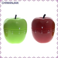 [chiwanji4x] Portable Loud Alarm Timer Manual Kitchen Clock 60 Minute Countdown Gadget for Home Cook