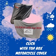 MOTORCYCLE COVER FOR HONDA CLICK 125i ETC. (WITH GIVI BOX / TOP BOX)