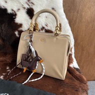 中古包 Valentino Garavani 華倫天奴 象牙白皮革手提包