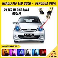 PERODUA VIVA LOW BEAM HEADLIGHT T10 LED BULB Small Headlamp Head Lamp Mentol Lampu Depan Kecil Senja