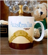 星巴克 Australia 2012年城市杯starbucks澳大利亞馬克杯ICON 澳洲袋鼠