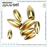 MAGICIAN Brass Split Round Shot Additional Weight Sinker
