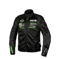 [Elf] Mesh Jacket Eoria Mesh Jacket Men's EJ-S121 Black & Green | jaket motosikal