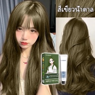 สีเทรนด์ ปี 2025 ขายดีที่สุดในเน็ต FEKAGNAS สีย้อมผม ยาย้อมผม ครีมเปลี่ยนสีผม ไม่ต้องฟอกสีผม ม่กระตุ