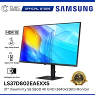 SAMSUNG 37" LS37D802EAEXXS S8 S80D 4K UHD (3840X2160 @60HZ) VIEWFINITY S8 S80UD LED MONITOR (5MS, IN