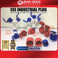 CEE Industrial Plug Wall Socket Connector Socket 3PIN, 4PIN, 5PIN (Wall Socket, Female Connector, Ma