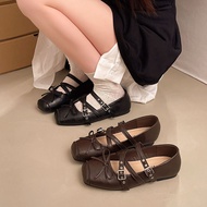 Beautiful Leather Commuter Mary Jane Flats