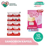 Sangobion Strip 10 Capsules - A Supplement To Increase Blood And Iron, Relieves Anemia Symptoms