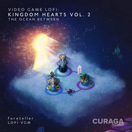 Video Game Lofi Kingdom Hearts Vol. 2: The Ocean Between (Lavender with Blue u0026 Pink Marble Vinyl