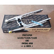 [ PROTAPER / LEO ] RACING CNC ARM FORGED SWING ARM LC135 Y15ZR Y16ZR Y15 Y16  + 2 INCH REAR ARM PS1 