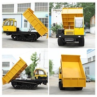 ❥ HENG WANG ❀ HW-8000L ❤ Heavy Duty Outdoor Garden Dump Cart, Crawler Dumper, Track Wheel Barrow, Al