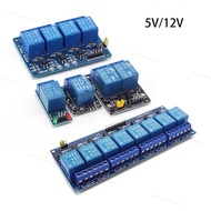 Relay Module DC 5V 12V With Optocoupler Relay Output 1 2 4 8 16Way Relay Module Control For dc5v dc1