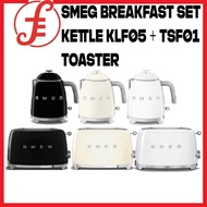 Smeg Breakfast Set Mini Kettle KLF05 + TSF01 Toaster