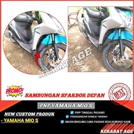 Yamaha Hugger accessories, Mio S Mio Gear 125 front fender connection, not rear