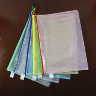 file zipper a4 a4 zipper bag Beg fail grid A4 beg ritsleting kalis air beg subjek pelajar beg klasif