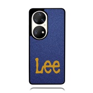 Huawei P50 P40 P30 P20 PRO TPU Rubber Custom Softcase LEE jeans Phone Case