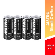 AISTRU Black Coffee 240ml (4 cans / 24 cans)