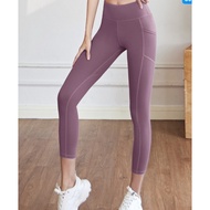 SAQ190 - MSIA Ready Stock Women Good Quality Women Yoga Pants Women Legging 跑步提臀高腰收腹弹力紧身裤瑜伽裤