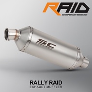 SC Project Exhaust Universal 51MM Motorcycle Muffler with DB Killer For CRF300L XMAX300 VSTROM250 36