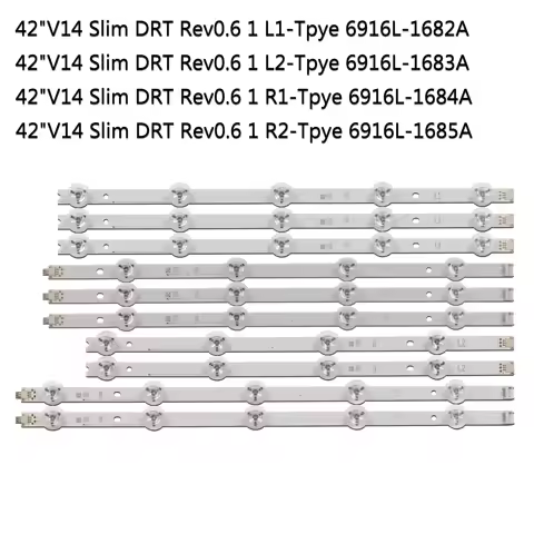 10kits LED Backlight For 42" V14 Slim DRT Rev0.6 6916L 1682A 1684A 1683B 1685B LC420DUH LG42LB673 42