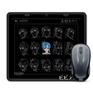 Hoshimachi SUISEI BIBBIDIBA vtuber gaming Mouse pad - HOLOLIVE JP Rubber material