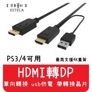 [Esdella A0465] 2m HDMI to displayPort Male DP Adapter Cable Converter