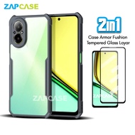 Realme C67 4G 2-in-1 Package Armor Fusion Casing Free Tempered Glass