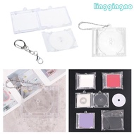 RR Blank Disc Case Keychain Disc Album Keychain Music Album Keychain Blank Disc