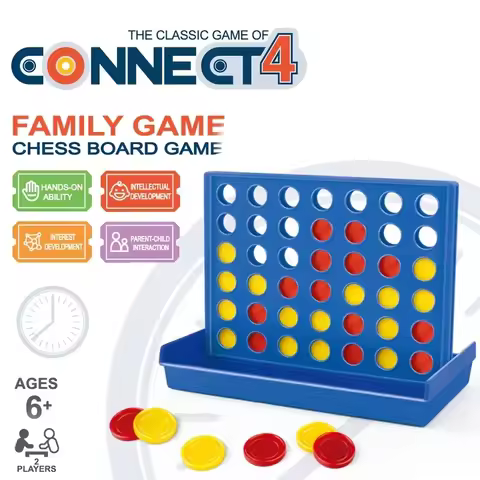 The Classic Of Connect 4 For 2 Players; Connect 4 Grid Get 4 In A Row Game For Kids Ages 6 And Up Ba