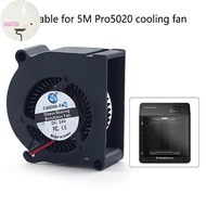 XOITR For Flashforge Adventurer 5M Pro 5020 Fan 24v Fast Heat Dissipation For 5M Pro Hotend Board PH