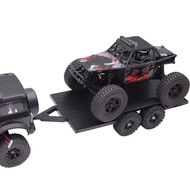 【BBI】-RC Crawler Utility Trailer with Hitch for 1/18 RC Crawler Car TRX4M Upgrade Parts