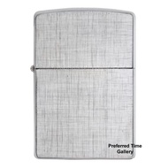 (Zippo USA) 100% ORIGINAL Zippo Lighter 28181 Classic Linen Weave