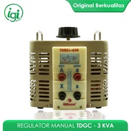 TDGC 3 KVA MANUAL AC VOLTAGE ADJUSTABLE REGULATOR 3000W/ 3000 WATT/