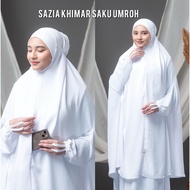 Sazia khimar pocket hajj umrah jumbo covers the chin Khimar Labuh Khimar Umrah Khimar Muslimah