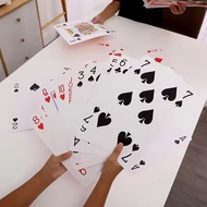 Oversized Giant Playing Cards Full Deck 54 Cards 12.5×9cm Big Poker Game for Large-Scale Poker Games