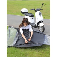 ♞,♘Ebike Canopy Umbrella Waterproof Sun Protection For 2 Wheels Motorcycle Ebike Canopy Cover