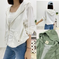 With Jacket 9813 ️ Lower Drawstring Hooded 4112