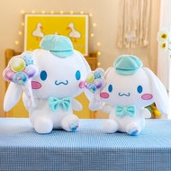 Patung lembut Cinnamoroll dengan belon comel, mainan patung Cinnamoroll, patung kanak-kanak, hadiah 