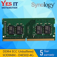 Synology D4ES02-4G / D4ES02-8G / D4ES01-16G ECC DDR4 Memory Module Sodimm ( DiskStation DS923+)